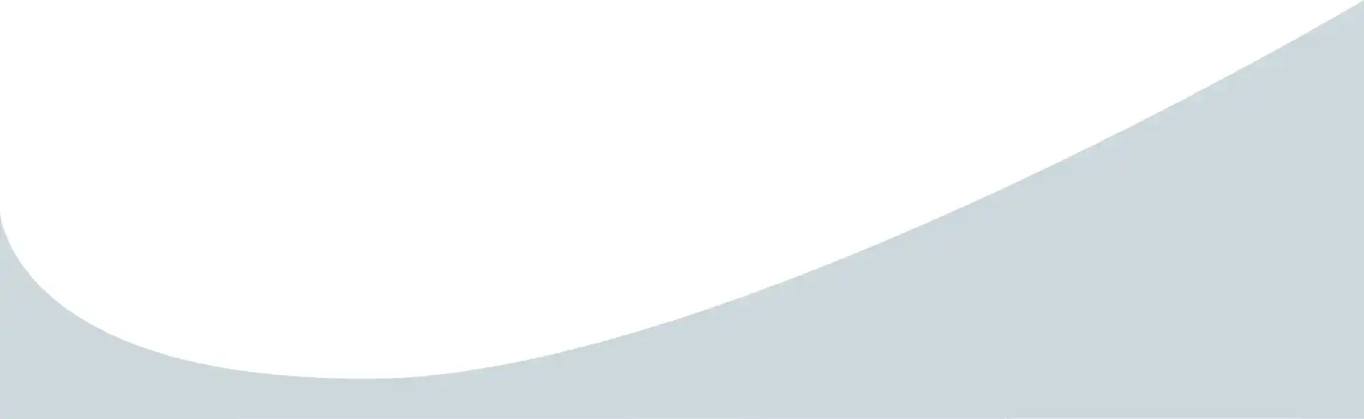 Dekoratives graues Hintergrundelement in geschwungener Form zur optischen Trennung von Inhaltsbereichen.