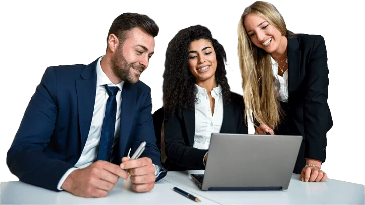 Team bei der Besprechung