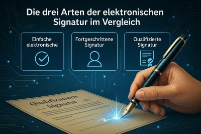 Die drei Arten der Signatur